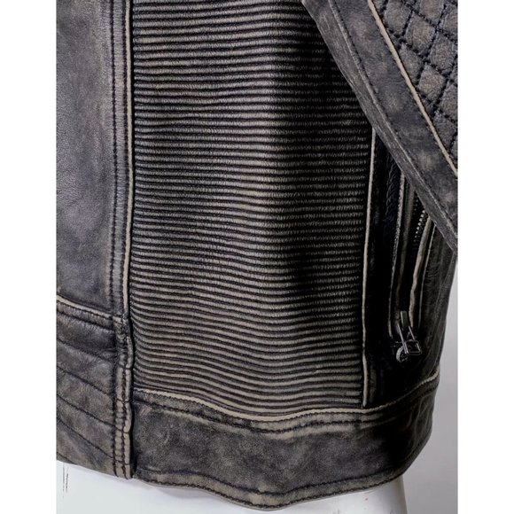AFFLICTION Men's Jacket ONYX BLADE LEATHER JACKET - Picture 11 of 11